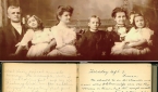 (위) 왼쪽부터 세 번째가 훗날 6대 이화학당장을 역임한 첫째 딸 앨리스, 맨 왼쪽이 아펜젤러, 오른쪽에서 두 번째가 부인 엘라. (아래) 1889년 부산에서 기록한 아펜젤러의 선교구상 일기