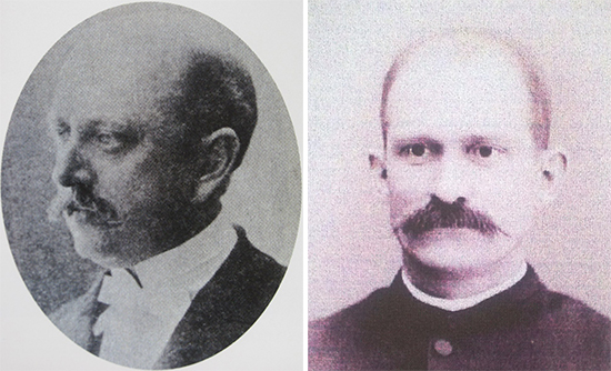 왼쪽부터 배재학당 교사진으로 활동한 조지 히버 존스(1867~1919), 윌리암 스크랜톤(1855~1922)