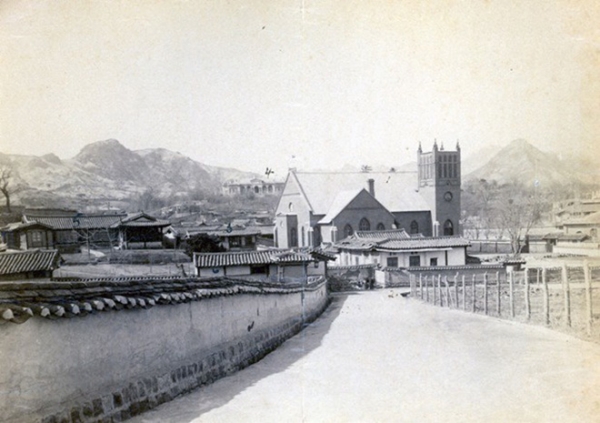 1897년 봉헌한 정동제일교회 모습