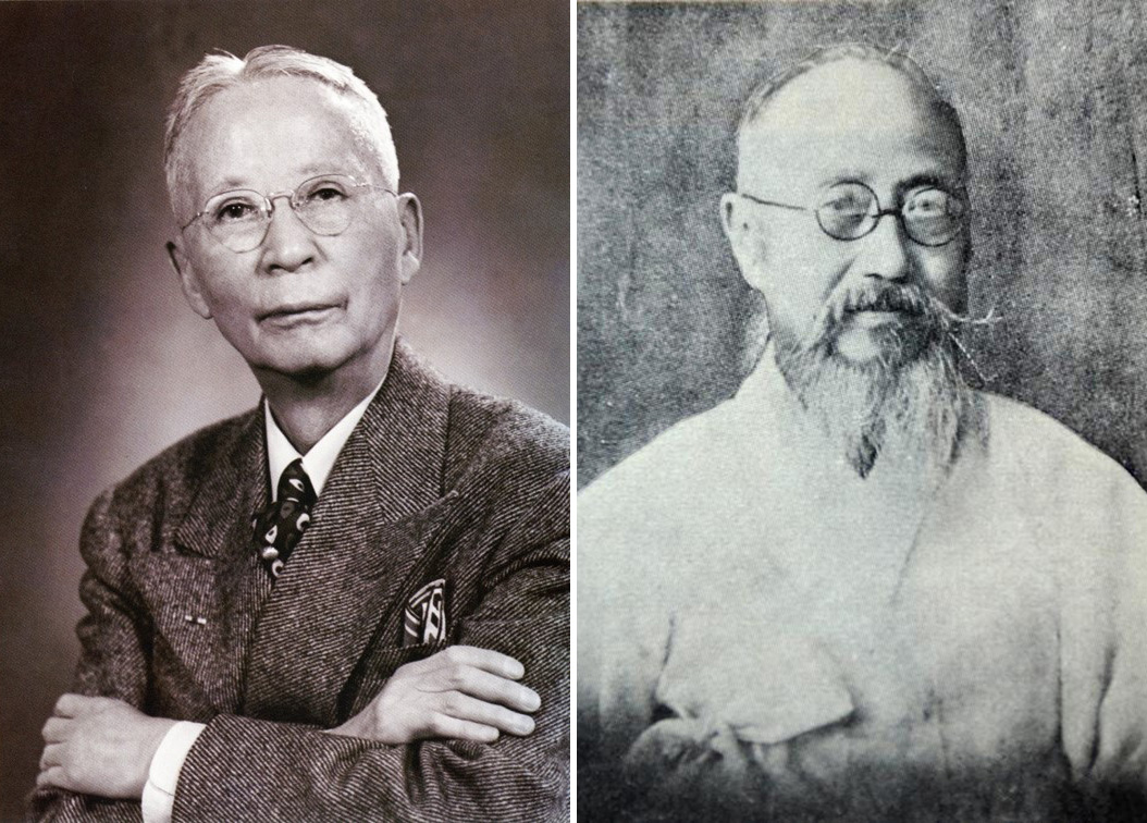 왼쪽부터 서재필, 윤치호