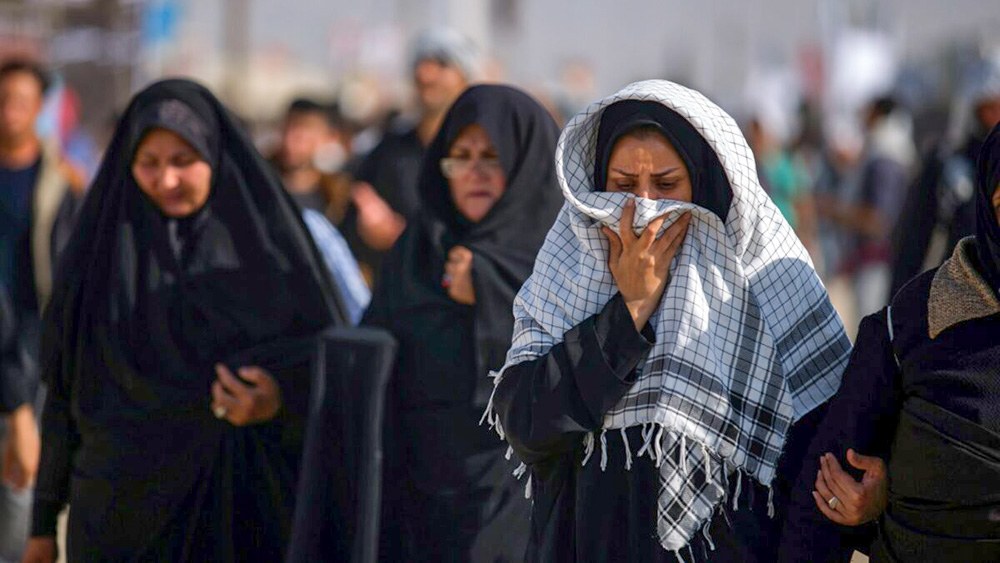 이슬람 지역에 사는 여인들