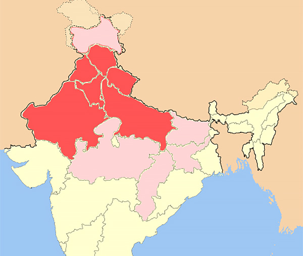 북인도는 지구상에서 미전도종족들이 가장 많이 밀집하고 있는 지역이다.