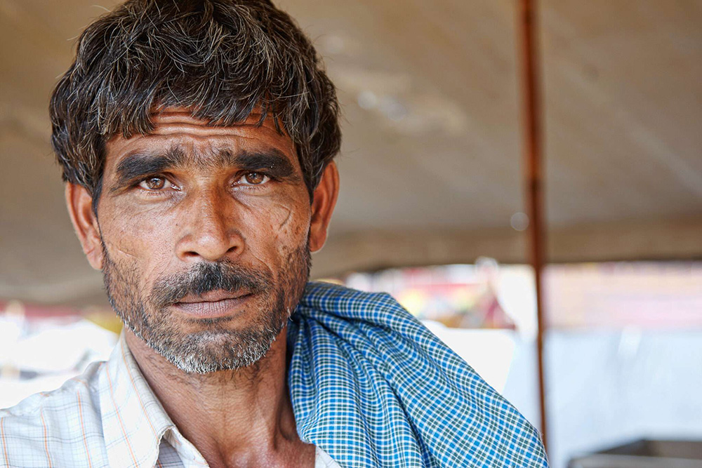 인도의 한 신자