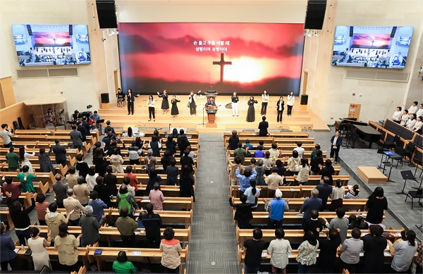제주 권역 기도회가 제주성안교회에서 열렸다.