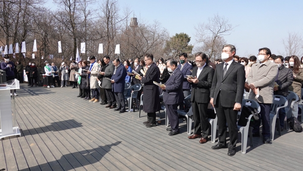 서울 중랑구교구협의회, 3.1절 기념 106주년 맞이 유관순 열사 및 애국지사 추모기도회