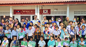 라오스와 태국 국경지역의 사역 현장