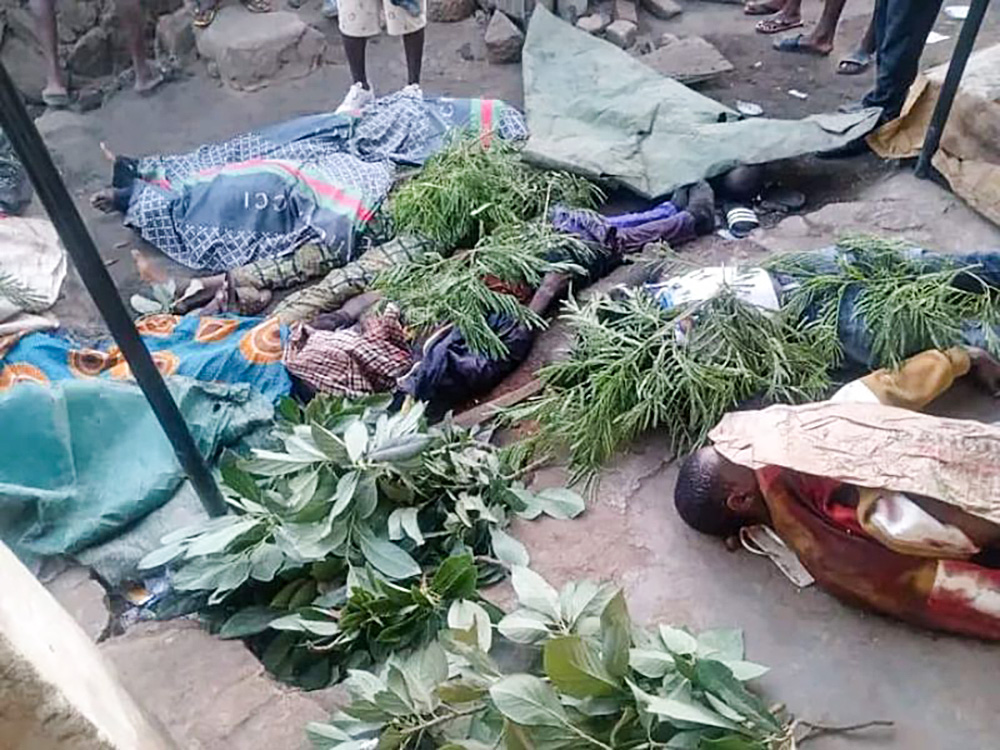 나이지리아에서 종려주일 공격으로 희생된 사람들