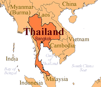 태국 지도